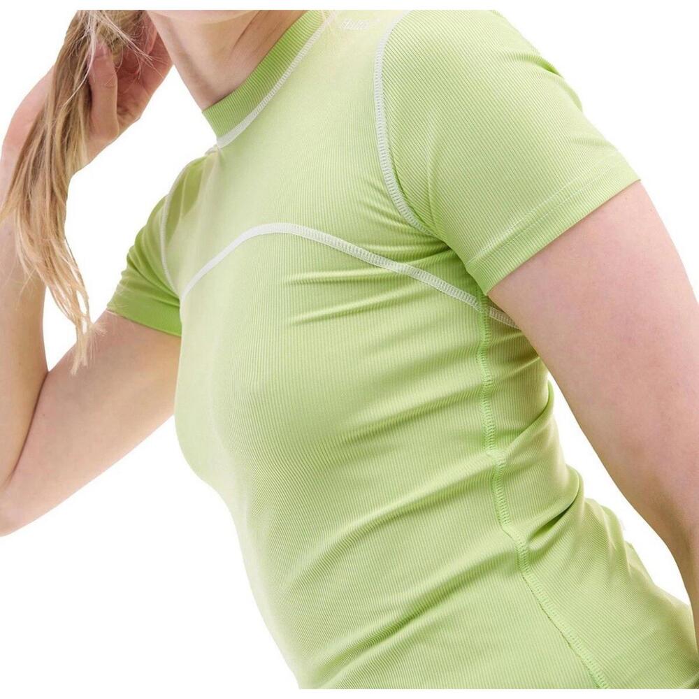 $65 NWT Halfdays Mollie Performance T-Shirt - Women's Pistachio Size S - Picture 2 of 11